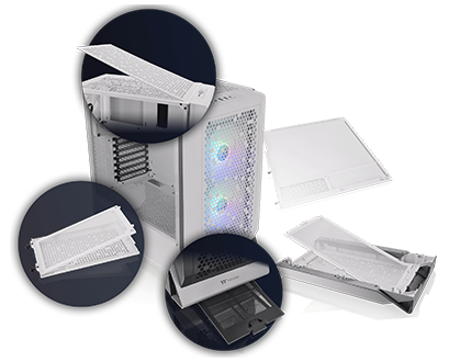 Easily Removable Dust Filters