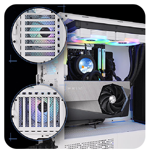 Rotational PCI-E Slots