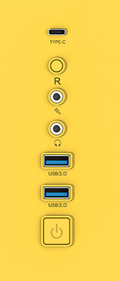 I/O ports and buttons
