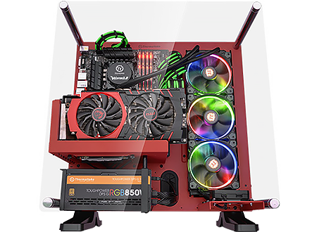 Thermaltake Core P3 Red Edition Open-Frame Design