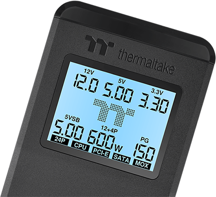 Real-Time Voltage LCD Display
