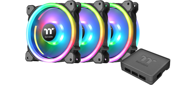 Thermaltake Riing Trio 12 RGB 120mm Fans 3-Pack