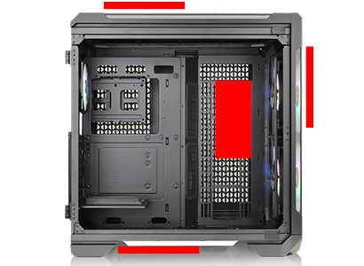 240mm Radiator Positions