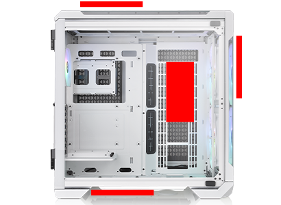 240mm Radiator Positions