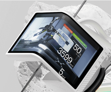 6.2 inch curved display