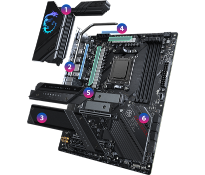 Massive Cooling heatsinks