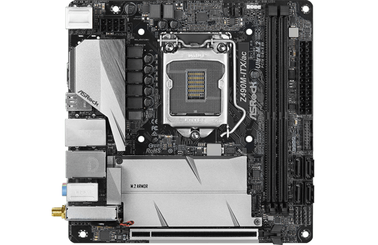 ASRock Intel Z490M-ITX/ac Mini-ITX Motherboard