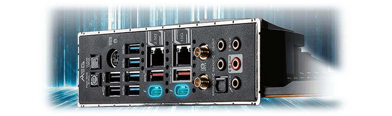 MSI Z490 Godlike thunderbolt ports