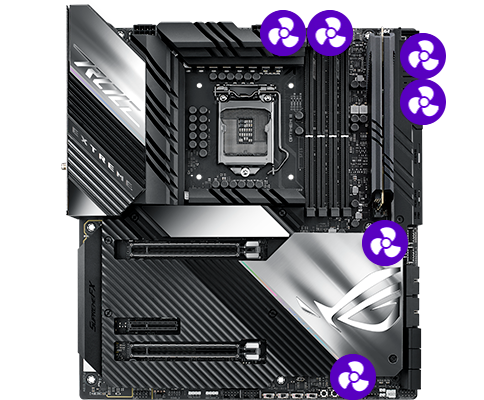 Fan detectors and headers