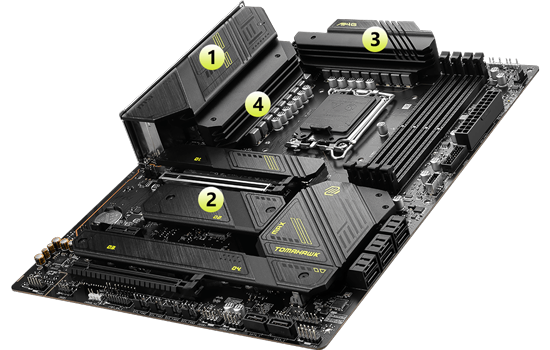 Massive Cooling heatsinks