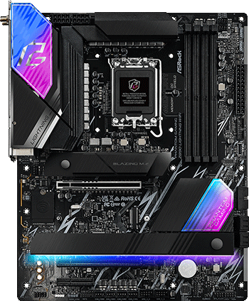 ASRock Lightning Z890 DDR5 Intel Motherboard for Intel Core Ultra Series 2