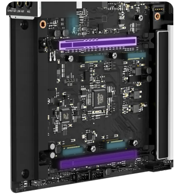 Main side of board with Expansion Slots highlighted