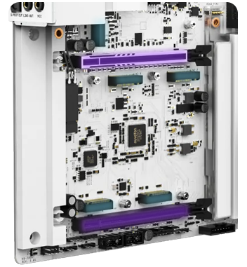 Main side of board with Expansion Slots highlighted