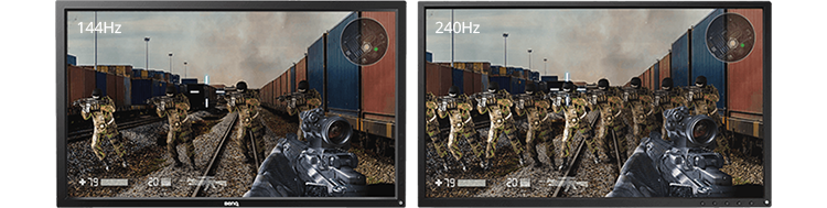 240hz 1ms refresh response times