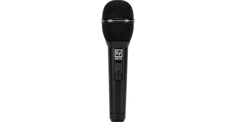 Electro-Voice ND76S Dynamic Cardioid Vocal Microphone with Mute/Unmute Switch