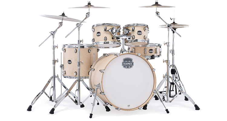 Mapex - Mars Maple 5-Piece Rock Shell Pack Natural Satin