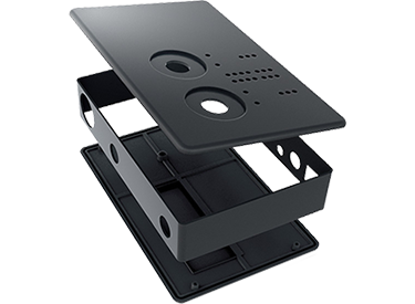 solid metal chassis