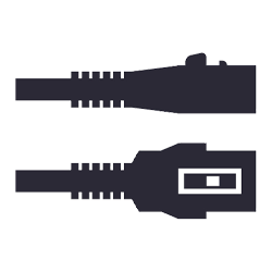 Lockable power cord