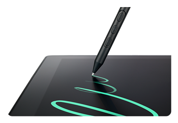 eacom pro pen 3 being used on the wacom cintiq