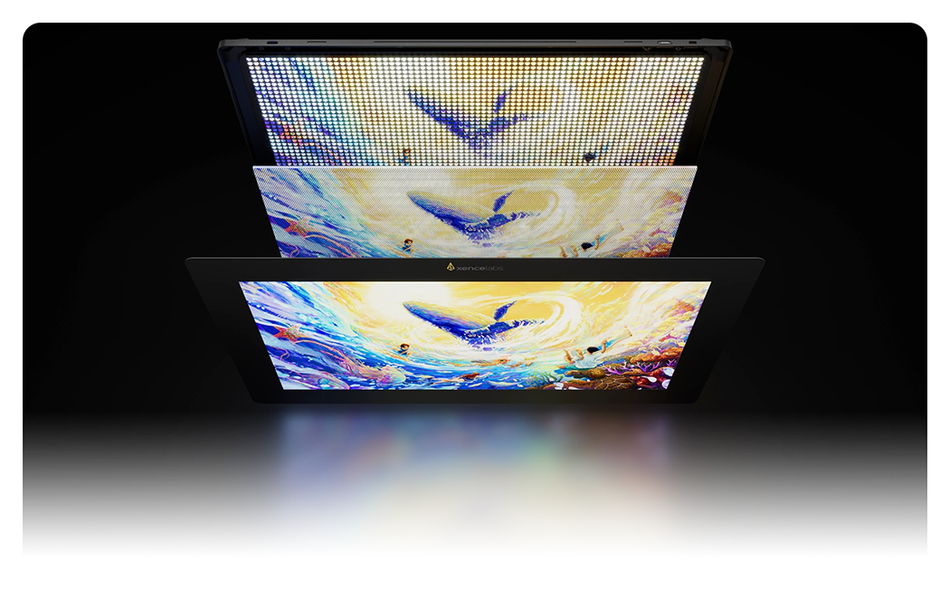 breakdown of the xencelabs pen display screen