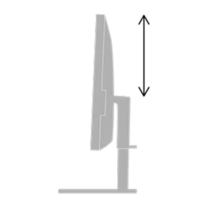 4k 144hz benq monitor height adjustment icon