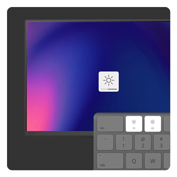 breakdown of ikeyboard brightness controls with the 4k 144hz benq monitor