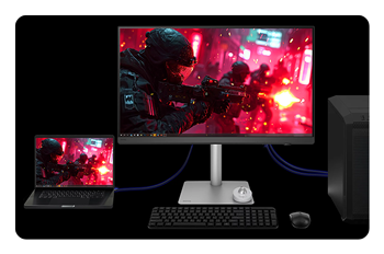 4k 144hz benq monitor kvm setup