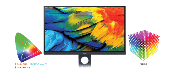 BenQ SW321C 32 inch 4k monitor with 99% Adobe RGB and 100% sRGB colour spaces