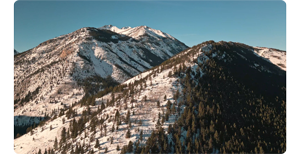 example shot taken with the dji mini 3 on a mountain top