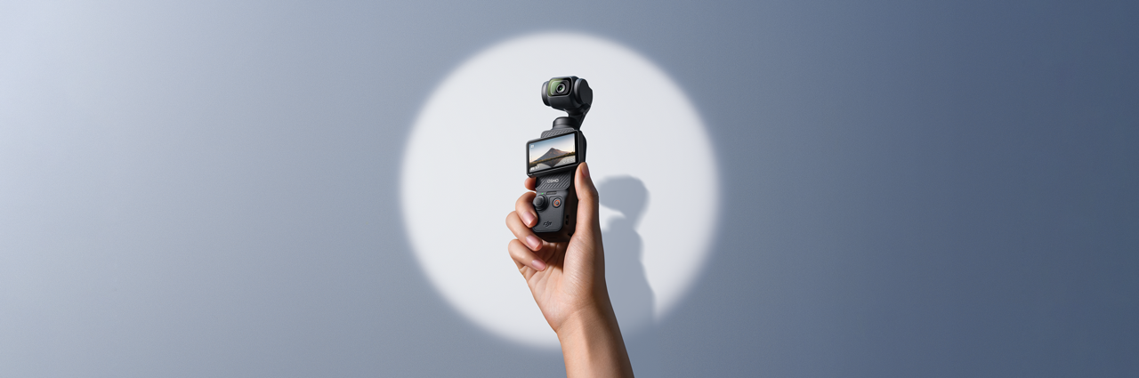 DJI Pocket 3 Creator Combo handheld gimbal camera for vlogging and content creation
