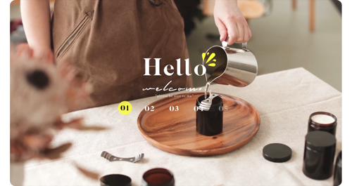 DJI LightCut App Video Template of artisan pouring wax into a candle mould
