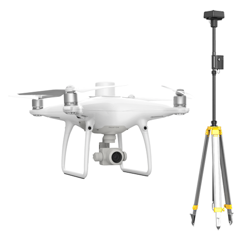 DJI Phantom 4 RTK + D-RTK 2 Mobile Station Combo Drone UAS