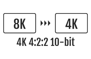 8k oversample 4k symbol