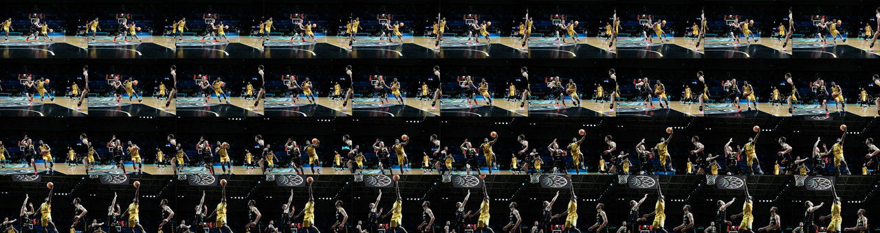 ©︎Hendrik Osula, large banner image showcasing 40fps photography capture of Strasbourg Basketball game