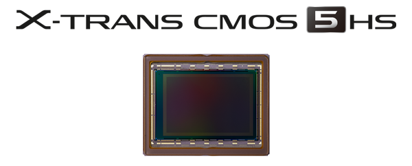 Graphical representation of Fuji XH2S XTrans CMOS 5 HS sensor