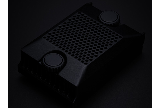 Close up image of the optional cooling fan for fujifilm xh2s