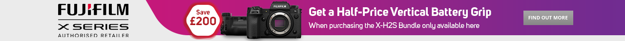 Fujifilm X-H2S Mirrorless Camera with Vertical Battery Grip promotion