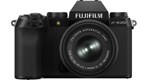 Fujifilm X-S20 Mirrorless Camera with XC15-45mm lens
