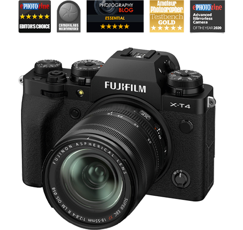 X-T4 Camera Kit with 18-55mm lens Fujifilm