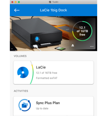 LaCie 1big Dock 10TB STHS10000800