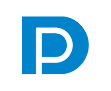 Blue Displayport Icon