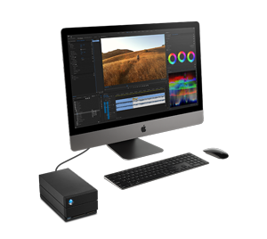 Apple Mac with lacie 2big v2 Connected via Thunderbolt 2