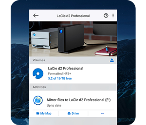 LaCie Backup management software