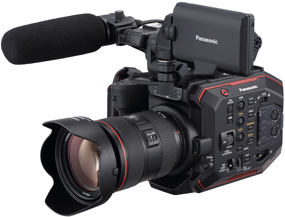 anged view of the panasonic eva1