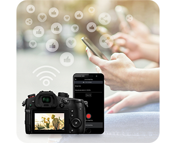 panasonic lumix gh5m2 mirrorless camera used for wireless streaming