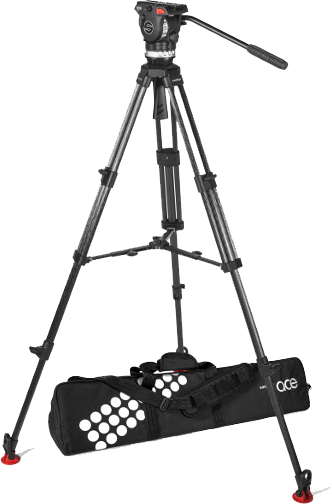 Sachtler Ace XL MS CF Tripod with Fluid Head
