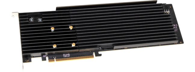 Sonnet M.2 8x4 Silent Gen4 PCIe SSD Card