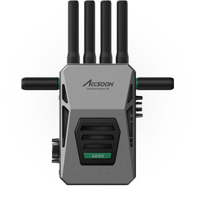 front view of the accsoon cineview master 4k