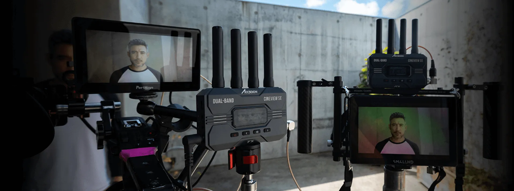 accsoon cineview se being used while filming