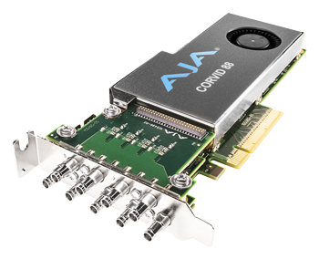 angled view of the aja corvid 88